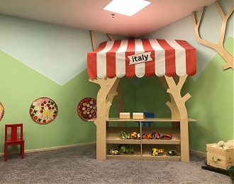 Детская комната в ресторане Italy на Московском
