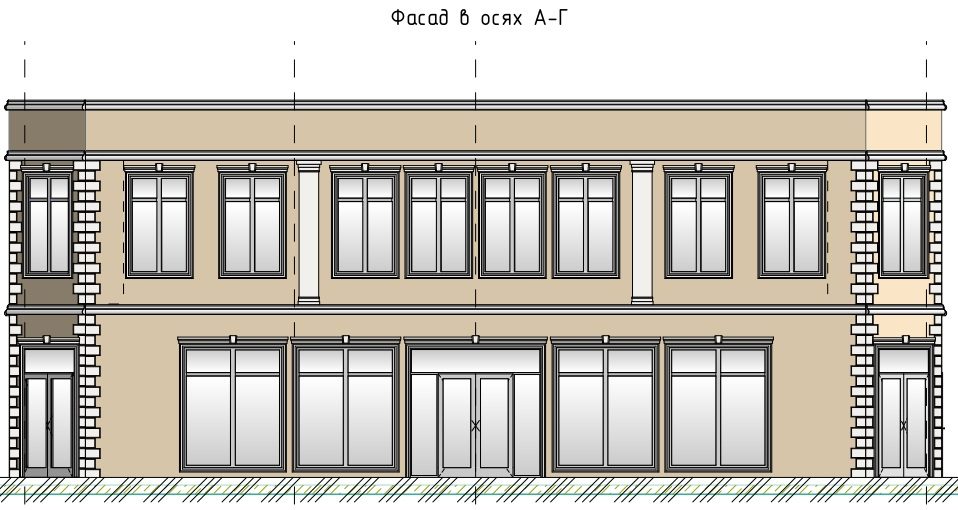 Магазин с офисными помещениями
